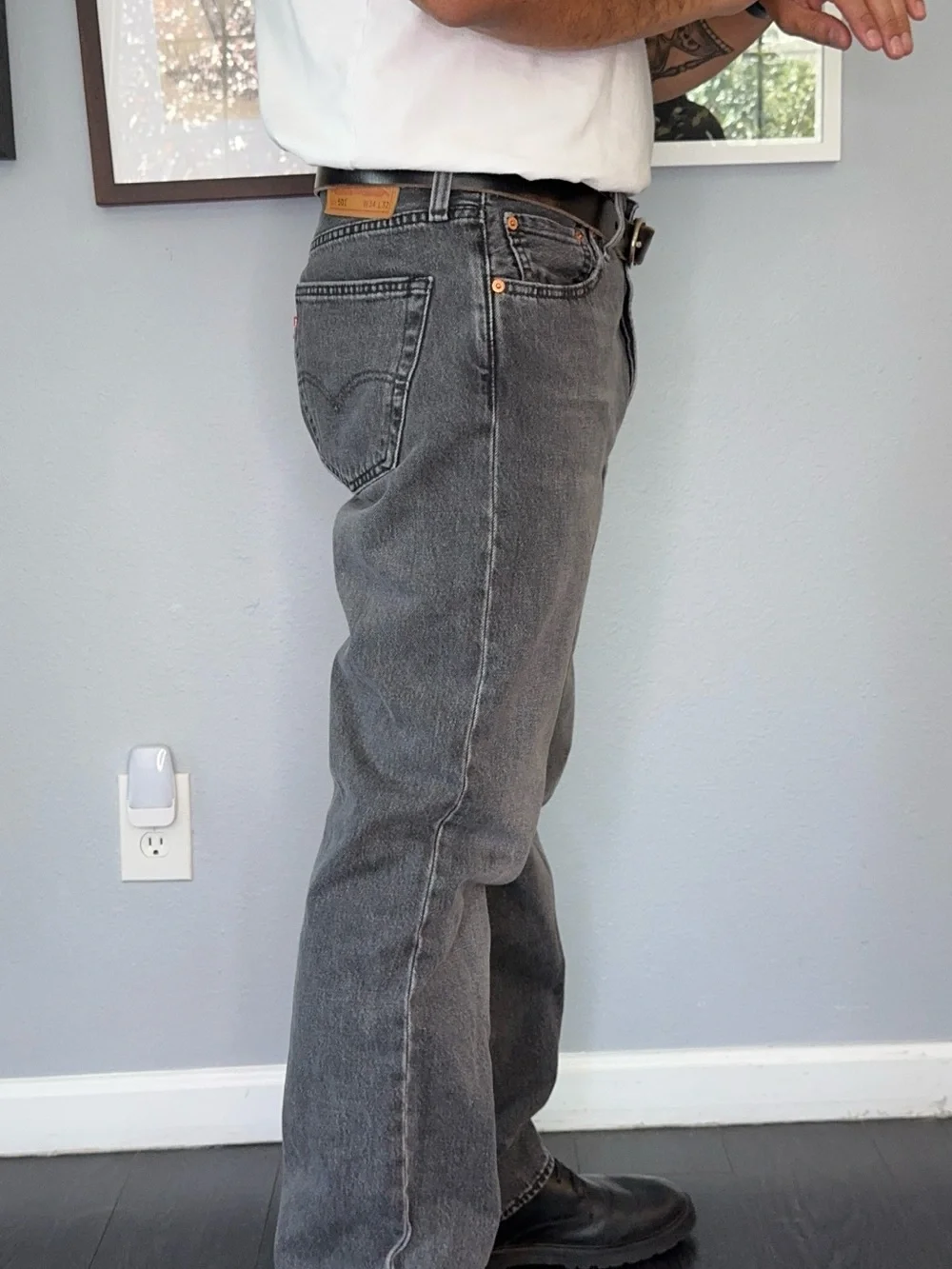 Levi’s Premium 501 Original Jeans Oak Nights Gray 34x32